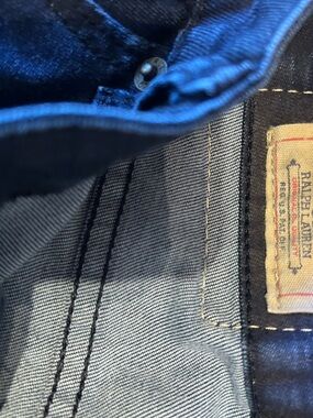 Ralph Lauren Men’s Navy Blue Slim Straight Jeans